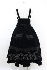 画像2: axes femme kawaii / ベルベットドールジャンスカ M ブラック H-26-10-30-1014-AX-OP-NS-ZH (2)