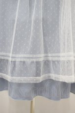 画像4: axes femme POETIQUE / トランプ刺繍エプロン風ワンピース L サックス H-26-10-30-1016-AX-OP-NS-ZH (4)