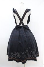 画像2: axes femme POETIQUE / 刺繍入ジャンスカ M ブラックチェック H-26-10-30-1018-AX-OP-NS-ZH (2)