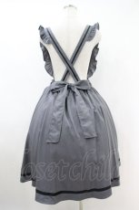 画像2: axes femme POETIQUE / 刺繍入ジャンスカ M グレー H-26-10-30-1019-AX-OP-NS-ZH (2)