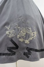 画像3: axes femme POETIQUE / 刺繍入ジャンスカ M グレー H-26-10-30-1019-AX-OP-NS-ZH (3)