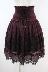画像1: axes femme / フロッキーptチェックスカート M ワイン H-26-10-30-1022-AX-SK-NS-ZH (1)