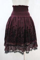 画像2: axes femme / フロッキーptチェックスカート M ワイン H-26-10-30-1022-AX-SK-NS-ZH (2)