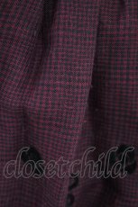 画像4: axes femme / フロッキーptチェックスカート M ワイン H-26-10-30-1022-AX-SK-NS-ZH (4)