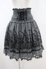 画像1: axes femme / フロッキーptチェックスカート M ブラック H-26-10-30-1025-AX-SK-NS-ZH (1)