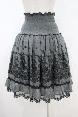 画像2: axes femme / フロッキーptチェックスカート M ブラック H-26-10-30-1025-AX-SK-NS-ZH (2)