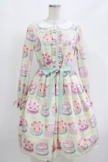 画像1: Emily Temple cute / Decoration CAKEワンピース M クリーム H-26-10-30-006-ET-OP-KB-ZH (1)