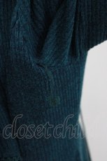 画像5: Ozz oneste / リブロングカーディガン  緑 H-26-10-30-052-OO-JA-AK-ZH (5)