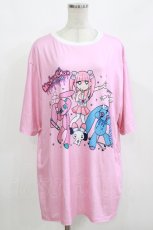 画像1: ACDC RAG / メンヘラチャンミルネロ T FREE ピンク H-26-10-30-061-PU-TO-AK-ZH (1)