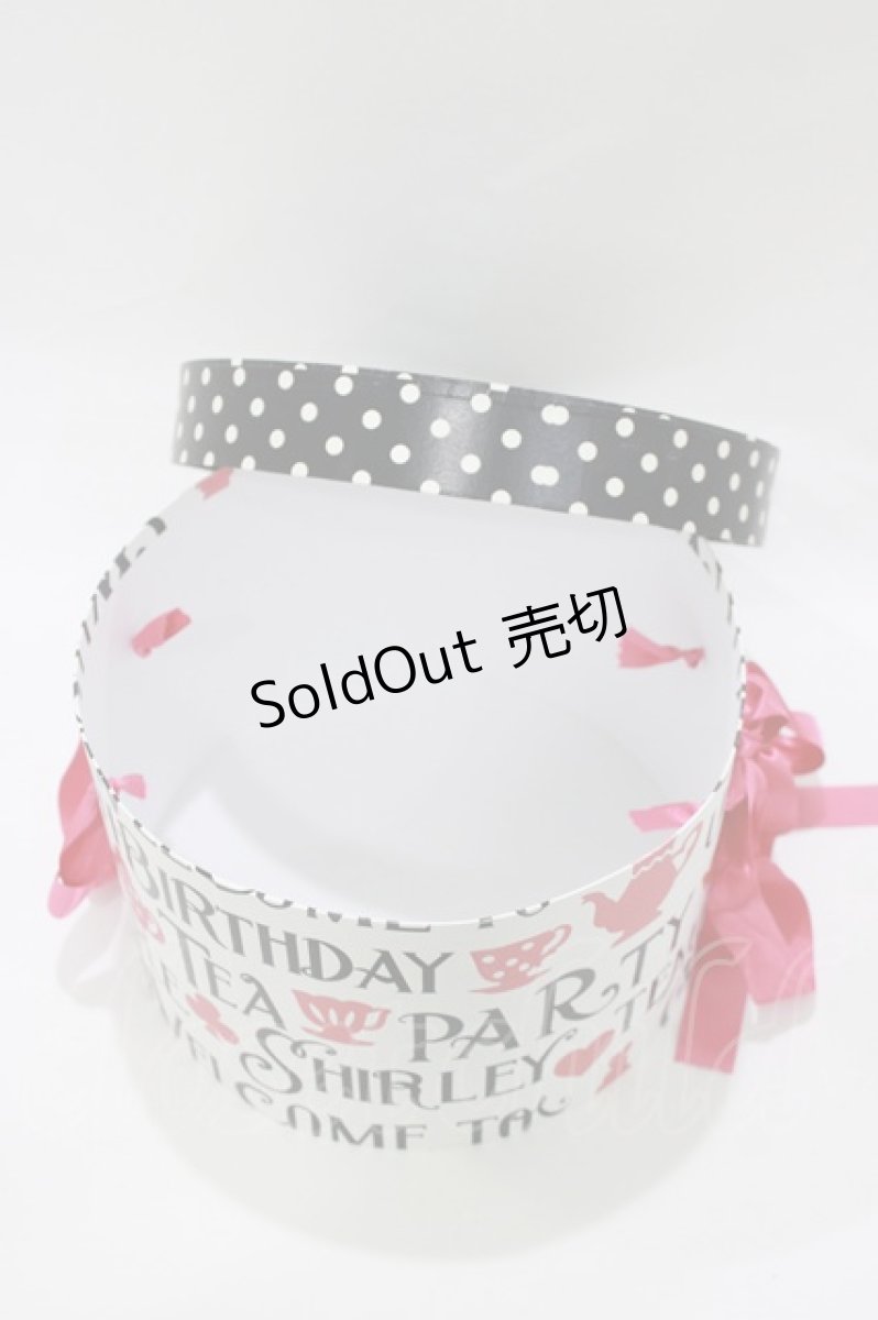 画像2: Shirley Temple / 帽子箱  オフ×ブラック H-26-10-30-074-ET-ZA-AK-ZH (2)
