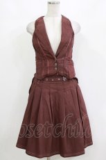 画像1: Ozz oneste / 刺繍SET  茶 H-26-10-30-025-OO-OP-AK-ZH (1)