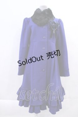 画像1: Moi-meme-Moitie / バラコサージュ付フリルコート I-23-10-06-033-MO-CO-HD-ZI