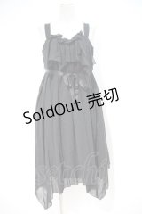 Moi-meme-Moitie /  ランダムカットギャザーサンドレス(2012年) 2 黒 I-23-10-20-001-MO-OP-HD-ZI