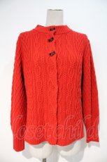 画像1: 【SALE】Franche Lippee / 3つリボンニットカーディガン  赤 I-23-10-20-055-LO-TO-HD-ZT469 (1)