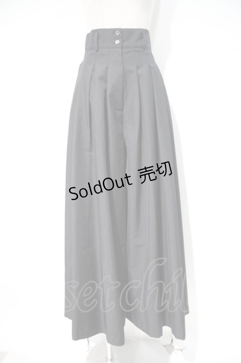 画像1: Moi-meme-Moitie /  3本タックワイドパンツ(2002年) M 黒 I-23-10-20-025-MO-PA-HD-ZI (1)