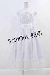 BABY,THE STARS SHINE BRIGHT / はるちゃんのAnge gardienジャンパースカート  サックスＸ白 I-23-10-29-008-BA-OP-HD-OS