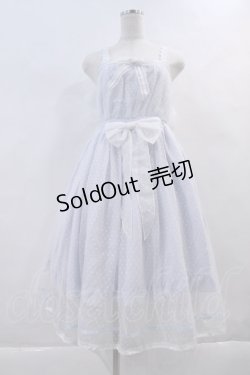 画像1: BABY,THE STARS SHINE BRIGHT / はるちゃんのAnge gardienジャンパースカート  サックスX白 I-23-10-29-008-BA-OP-HD-OS