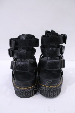 画像2: Dr.Martens （Getta Grip） / Olson Zipped Leather Strap Sandals UK6 黒 I-23-11-09-167-PU-SH-HD-ZI
