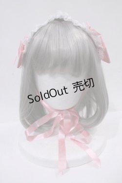 画像4: BABY,THE STARS SHINE BRIGHT / タータンチェックベビードールジャンパースカート&プリンセスドロップヘッドドレスセット  ピンク I-23-11-28-002-BA-OP-HD-ZI