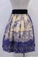 画像2: Jane Marple /フェアリーテイルスカーフスカート  青 I-23-12-02-022-JM-SK-HD-ZI (2)