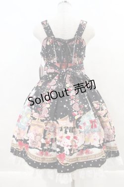 画像3: BABY,THE STARS SHINE BRIGHT / くみゃちゃんのクリスマスマーケットジャンパースカートI&カチューシャセット  黒 I-23-12-11-005-BA-OP-HD-ZI