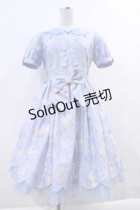 Angelic Pretty / SPACE TOYSワンピース  サックス I-23-12-15-041-AP-OP-HD-OS
