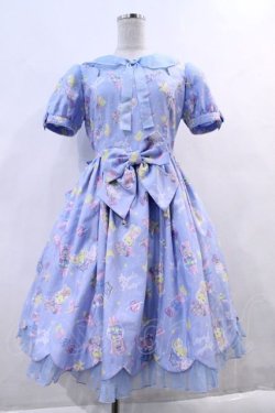 画像1: Angelic Pretty / SPACE TOYSワンピース  サックス I-23-12-15-041-AP-OP-HD-ZI