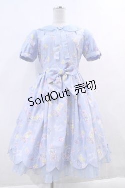 画像1: Angelic Pretty / SPACE TOYSワンピース  サックス I-23-12-15-041-AP-OP-HD-OS