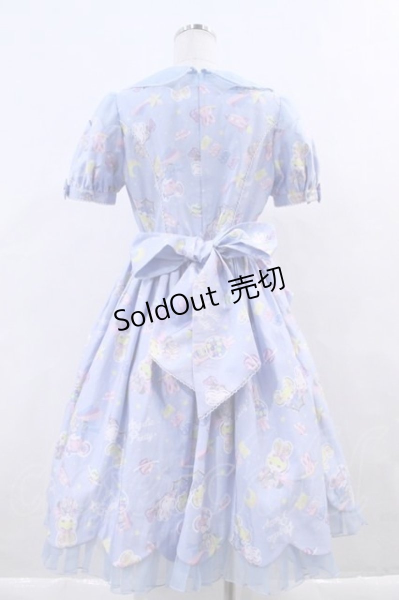 画像2: Angelic Pretty / SPACE TOYSワンピース  サックス I-23-12-15-041-AP-OP-HD-OS (2)