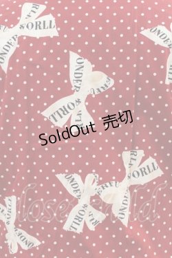 画像3: WONDERFUL WORLD / ロゴリボンドット半袖ボリュームワンピースセット  赤Ｘ白 I-23-12-20-074-LO-OP-HD-ZI