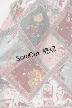 画像3: PINK HOUSE / Salon de Fraiseパッチワークスカート  アイボリー I-23-12-27-039-LO-SK-HD-ZI