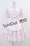 Angelic Pretty / Parlor DollワンピースSet  ピンクＸ白 I-23-12-31-017-AP-OP-HD-ZI