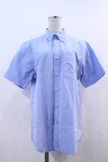 画像1: 【SALE】Karl Helmut / ギンガムチェック切替シャツ  サックス I-24-01-08-057-EL-BL-HD-ZT416 (1)