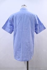 画像2: 【SALE】Karl Helmut / ギンガムチェック切替シャツ  サックス I-24-01-08-057-EL-BL-HD-ZT416 (2)
