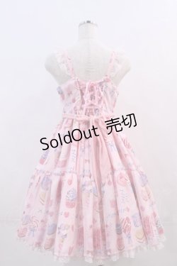 画像2: Angelic Pretty /  Sugar Candy Shopジャンパースカート  ピンク I-24-01-12-005-AP-OP-HD-ZI