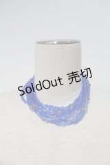 PINK HOUSE / ビーズネックレス  青Ｘアンティークゴールド I-24-01-20-088-LO-AC-HD-ZI