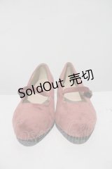 an another angelus / ベルベットパンプス Ｌ ピンク I-24-01-20-101-CA-SH-HD-ZT171