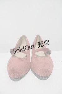 an another angelus / ベルベットパンプス Ｌ ピンク I-24-01-20-101-CA-SH-HD-ZT171