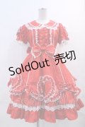 Angelic Pretty / Fantasic Heartワンピース  赤 I-24-02-09-007-AP-OP-HD-ZI
