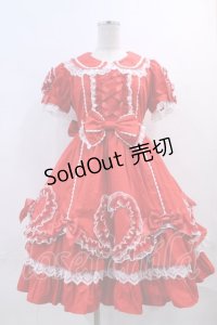 Angelic Pretty / Fantasic Heartワンピース  赤 I-24-02-09-007-AP-OP-HD-ZI