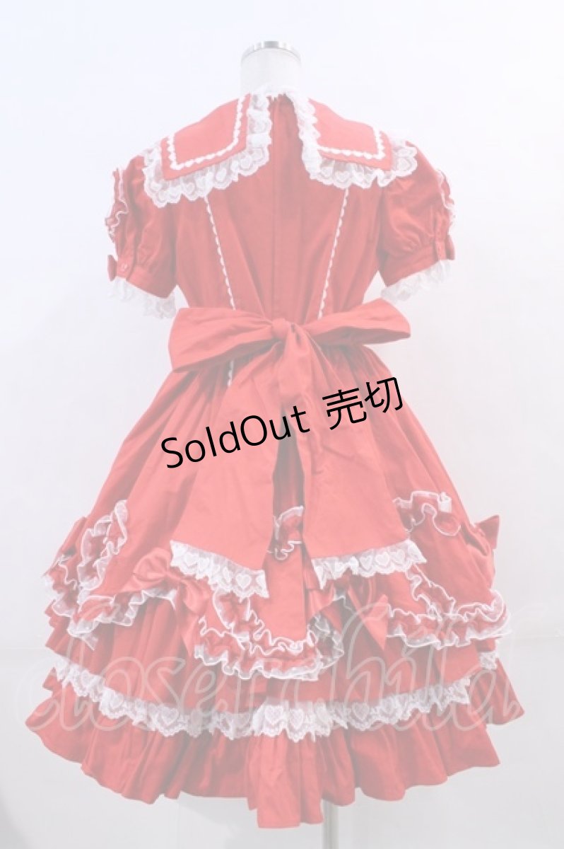 画像2: Angelic Pretty / Fantasic Heartワンピース  赤 I-24-02-09-007-AP-OP-HD-ZI (2)