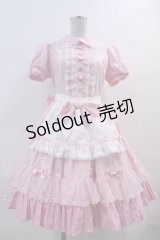 Angelic Pretty / Stripe Girly Cafe Set  ピンク I-24-02-09-011-AP-OP-HD-ZI