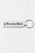 Moi-meme-Moitie / ミラー付きメタルキーホルダー  シルバーＸ黒 I-24-02-09-102-MO-ZA-HD-ZI