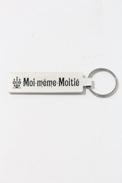 画像1: Moi-meme-Moitie / ミラー付きメタルキーホルダー  シルバーＸ黒 I-24-02-09-102-MO-ZA-HD-ZI