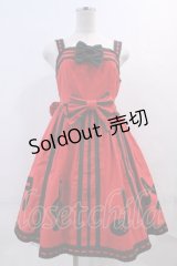 Angelic Pretty /  発表会ジャンパースカート  アカ I-24-02-09-041-AP-OP-HD-ZI