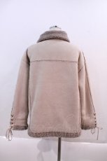 画像2: 【SALE】evelyn / ムートン風ボアコート  アイボリー I-24-02-17-024-LO-CO-HD-ZTC052 (2)