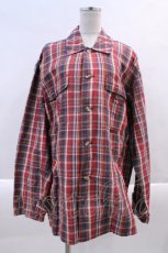画像1: 【SALE】Karl Helmut / タータンチェックシャツ風ジャケット  赤チェック I-24-03-01-029-EL-JA-HD-ZT410 (1)