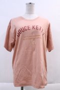 KETTY / ロゴTシャツ  ピンク I-24-03-03-024-EL-TO-HD-ZI