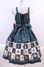 画像2: BABY,THE STARS SHINE BRIGHT / チェスアリス〜あの日の私の宝物〜柄ジャンパースカートI  グリーン I-24-03-05-006-BA-OP-HD-ZI (2)