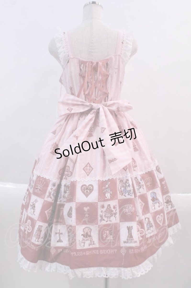 画像2: BABY,THE STARS SHINE BRIGHT / チェスアリス〜あの日の私の宝物〜柄ジャンパースカートI  ピンク I-24-03-05-007-BA-OP-HD-ZI (2)